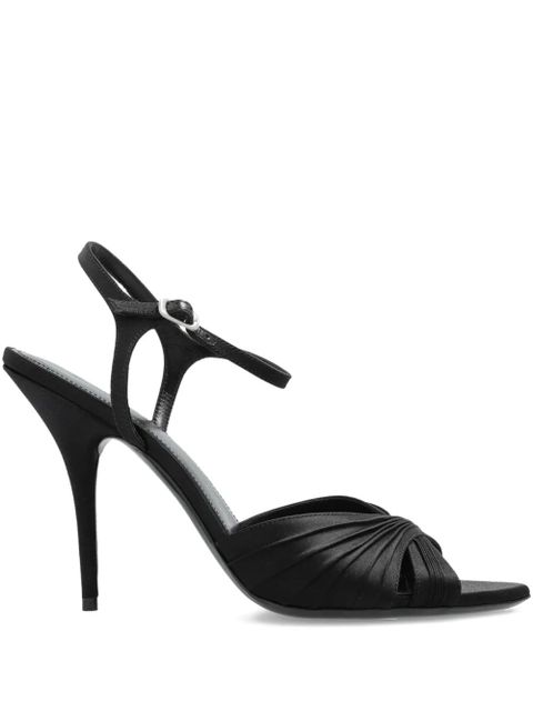 Balenciaga Plissé Dynas heeled sandals - Black - zdjęcie produktu nr 1