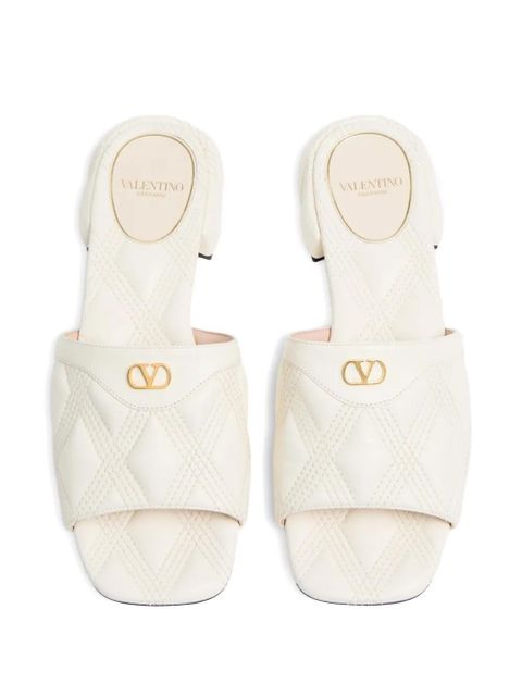 Valentino Garavani 20mm Quiltie 67 sandals - White