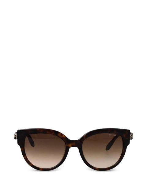 Bvlgari embellishment cat-eye sunglasses - Brown - zdjęcie produktu nr 1