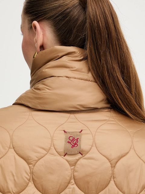 Liu Jo kurtka kolor zielony przejściowa MF5016 T091A