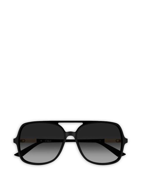 Chloé Eyewear pilot-frame sunglasses - Black - zdjęcie produktu nr 1