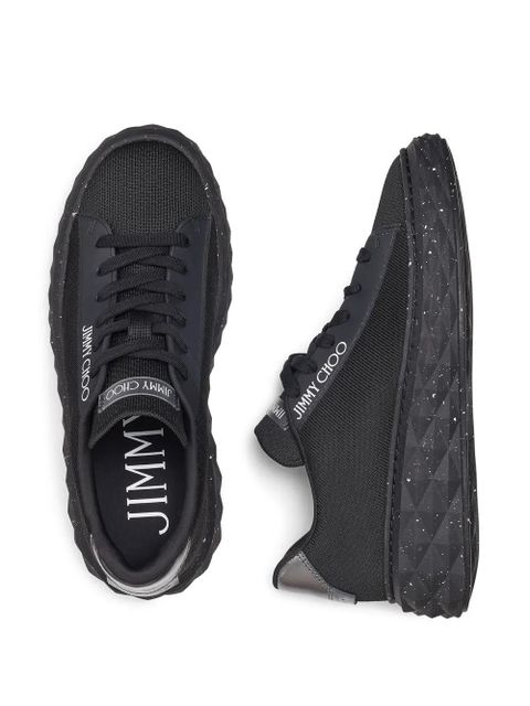 Jimmy Choo Diamond Light lace-up sneakers - Black
