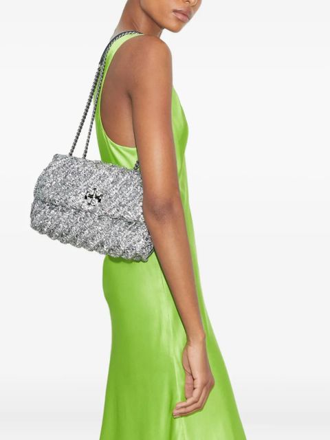 Tory Burch small Kira shoulder bag - Silver - zdjęcie produktu nr 2