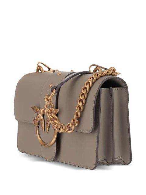 PINKO Love Birds-buckle shoulder bag - Neutrals