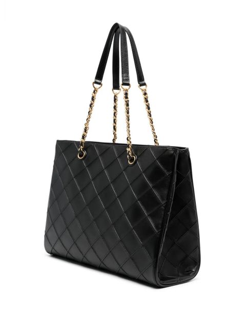Tory Burch Fleming Soft chain tote bag - Black