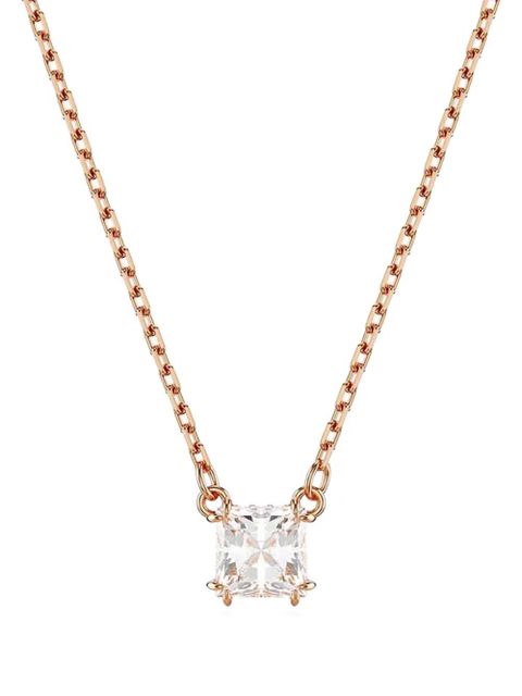 Swarovski Stilla square-pendant necklace - Pink - zdjęcie produktu nr 1