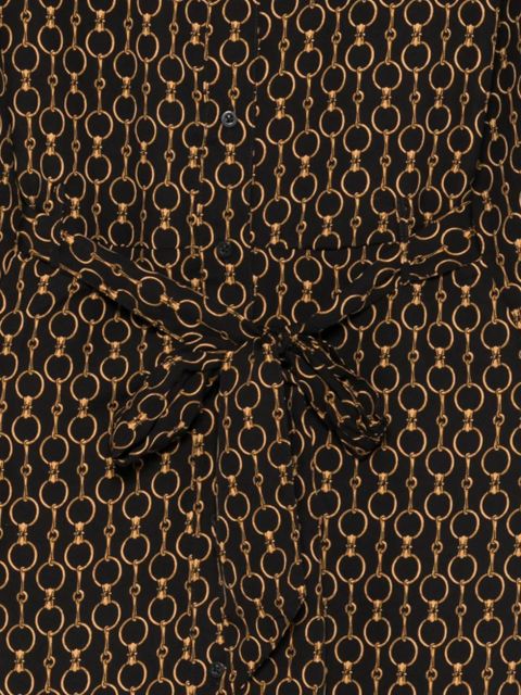 Lauren Ralph Lauren long-sleeve midi dress - Black