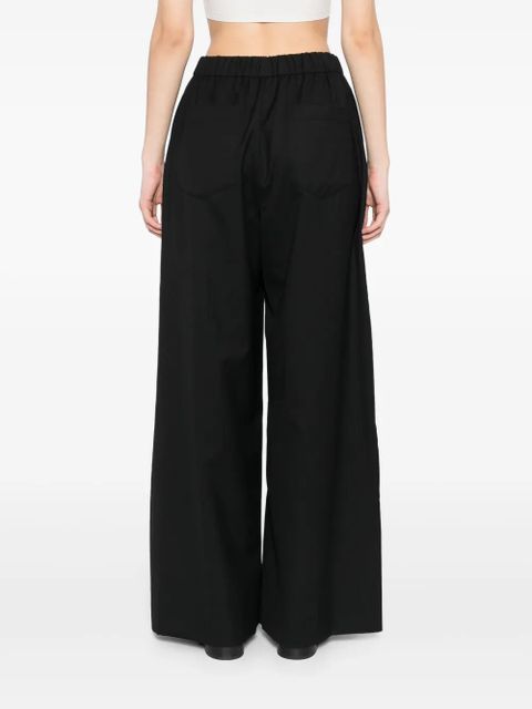 Simone Rocha wide-leg elasticated pants - Black