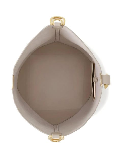 Lanvin Catch By pendant shoulder bucket bag - Neutrals
