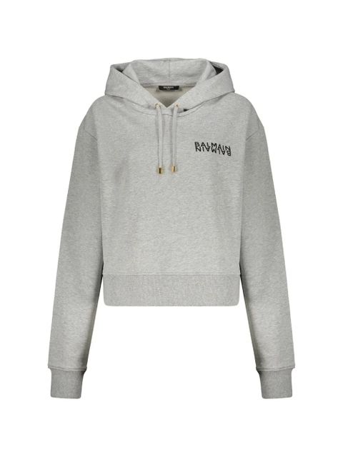 Balmain logo hoodie - Grey - zdjęcie produktu nr 1