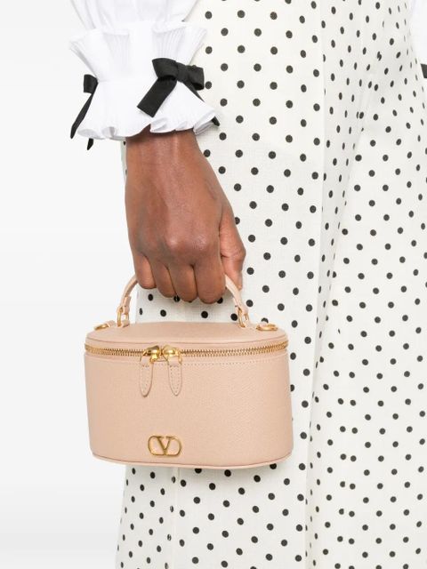 Valentino Garavani logo zip tote bag - Neutrals - zdjęcie produktu nr 2