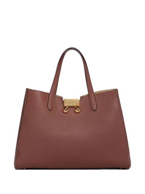 Marni medium Trunkaroo tote bag - Brown - zdjęcie produktu nr 1