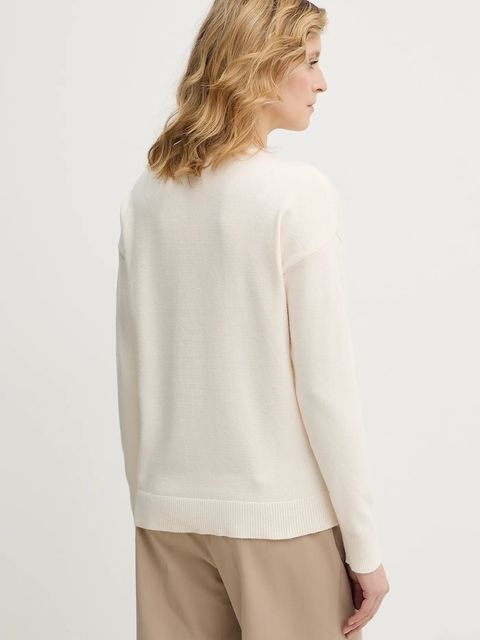 Dkny sweter damski kolor beżowy lekki DJ4R0407 - zdjęcie produktu nr 2