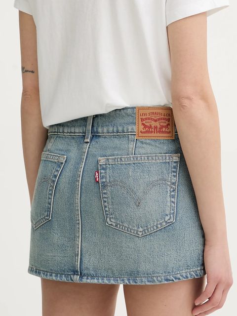 Levi's spódnica jeansowa SUPERLOW MINI