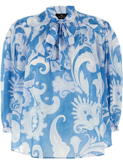 ETRO paisley-print blouse - Blue - zdjęcie produktu nr 1