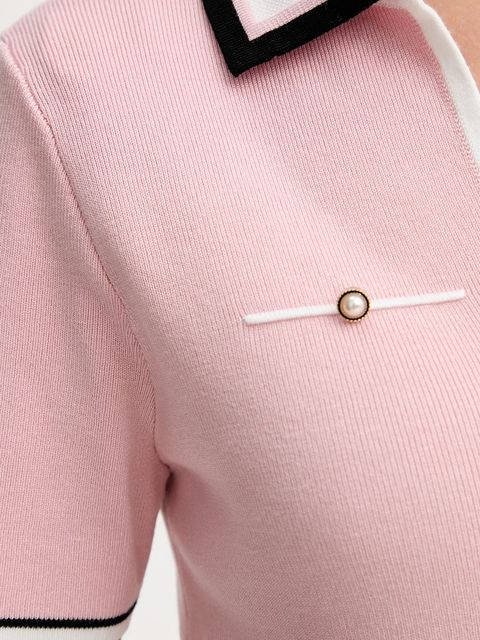 Morgan sweter MTOI damskie kolor różowy lekki MTOI