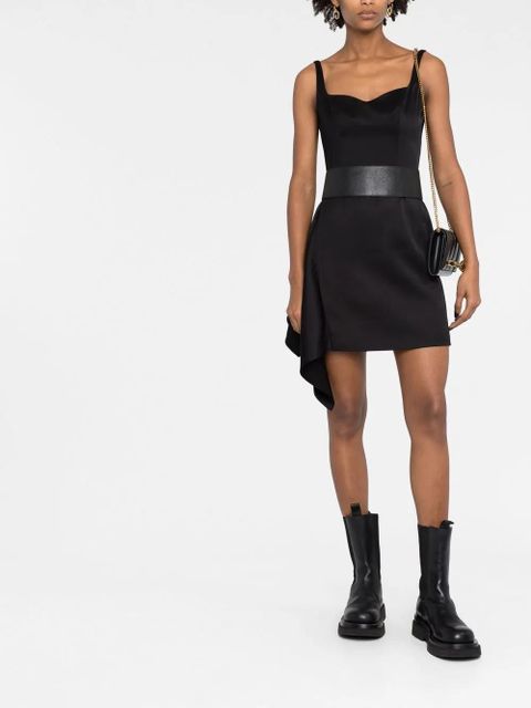 Alexander McQueen sweetheart-neck belted dress - Black - zdjęcie produktu nr 2