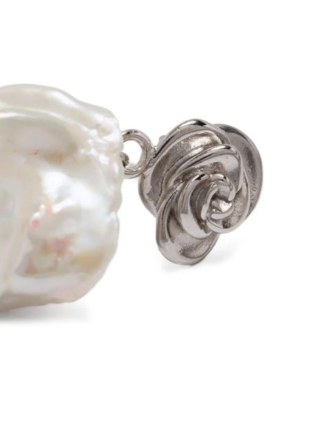 Magda Butrym Rose pearl earrings - Silver