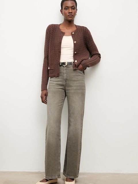 Answear.LAB kardigan damski kolor brązowy