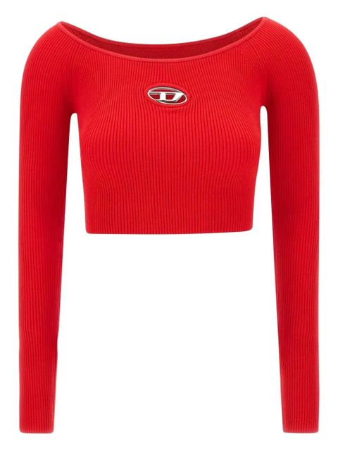 Diesel M-Vera ribbed top - Red - zdjęcie produktu nr 1