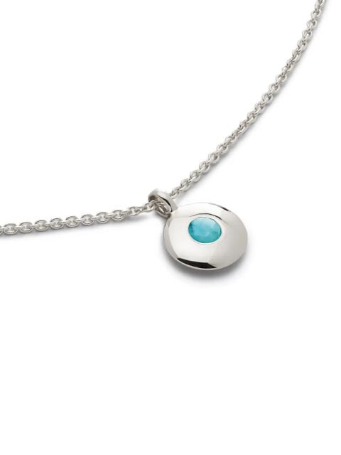 Monica Vinader December turquoise necklace - Silver - zdjęcie produktu nr 2