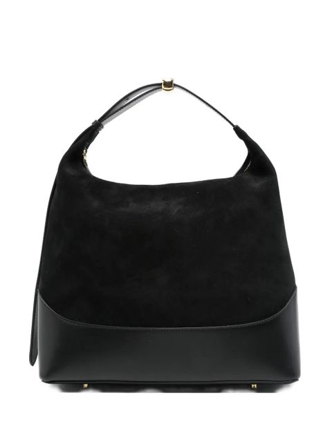 Elleme large Loop suede leather shoulder bag - Black - zdjęcie produktu nr 1