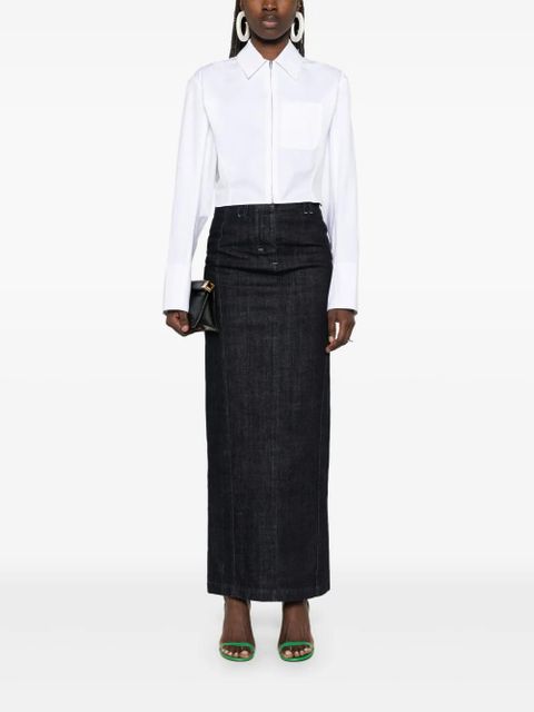 Jacquemus Le Jupe De-Nimes maxi skirt - Blue