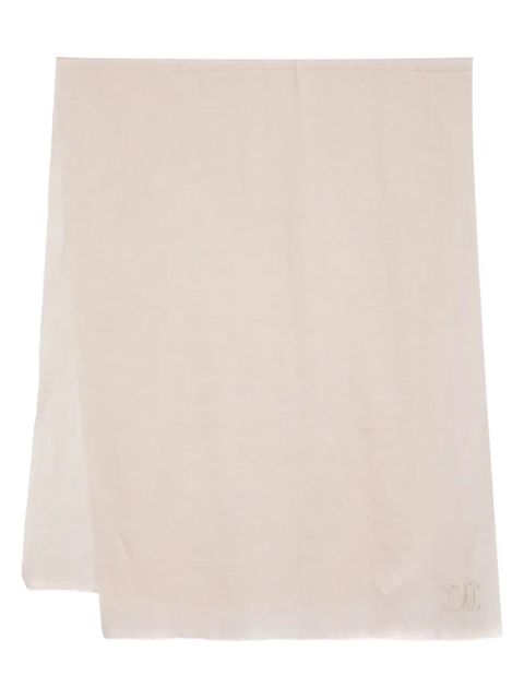 Max Mara wraparound style wool-blend scarf - Neutrals - zdjęcie produktu nr 1