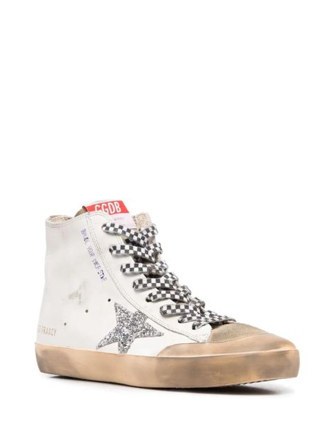 Golden Goose high-top leather sneakers - White