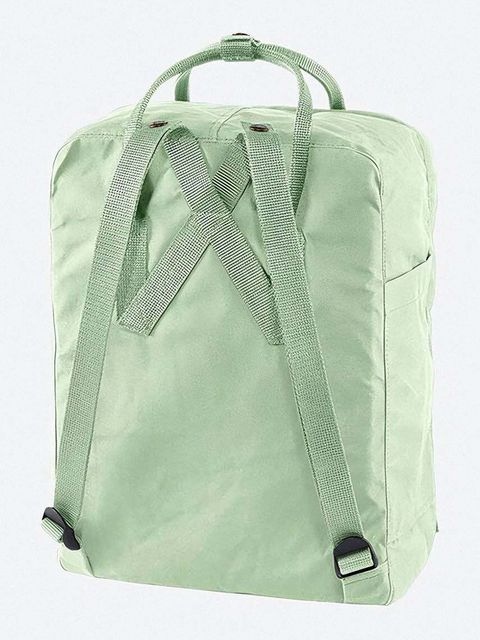 Fjallraven plecak Kanken kolor zielony duży z aplikacją F23510.600-600