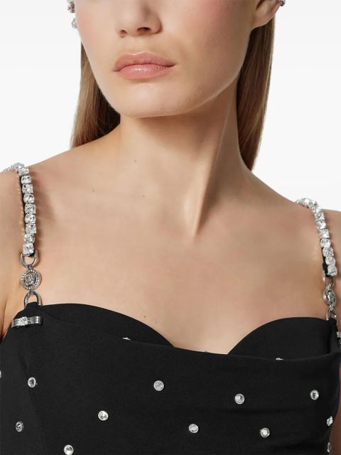 Versace Cielo Stellato silk gown - Black