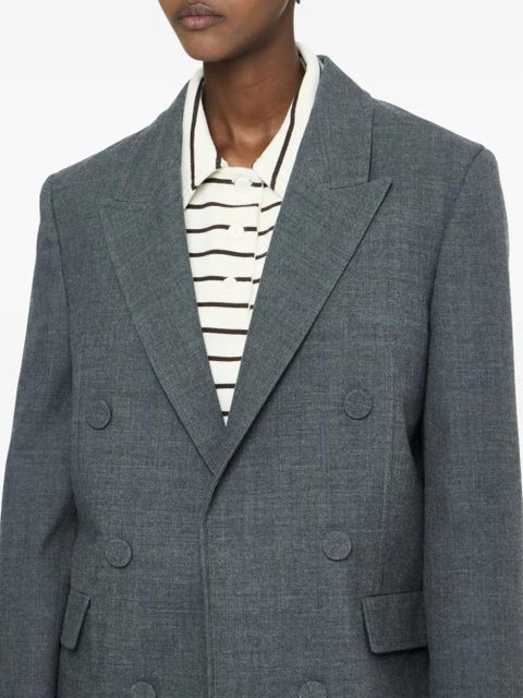 JW Anderson double-breasted wool blazer - Grey