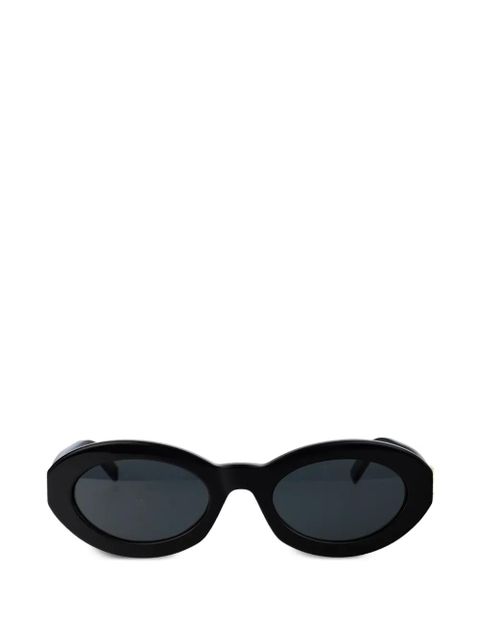 Saint Laurent oval-frame sunglasses - Black - zdjęcie produktu nr 1