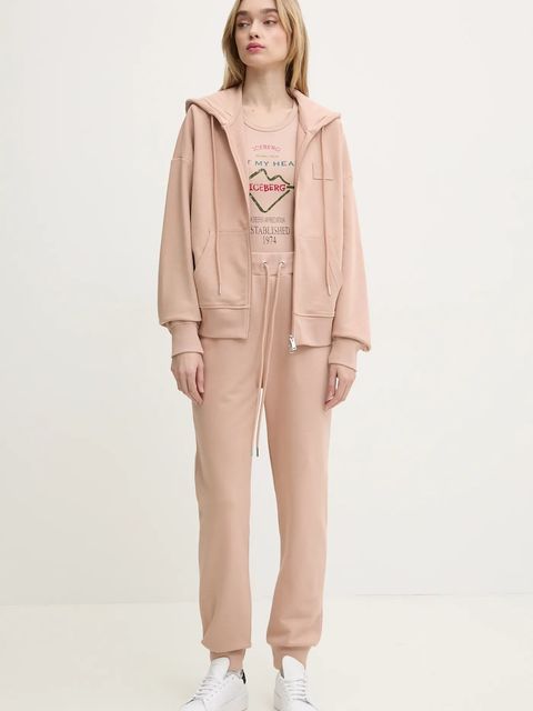 Iceberg top damski kolor beżowy T111 6302 - zdjęcie produktu nr 2