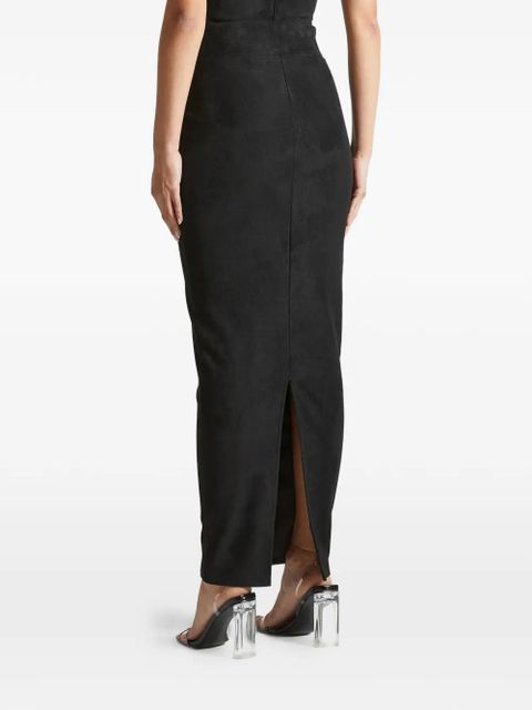 Manière De Voir high-waisted midaxi skirt - Black