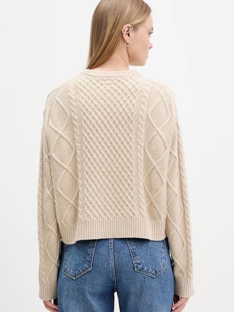 Guess Jeans sweter z dodatkiem wełny