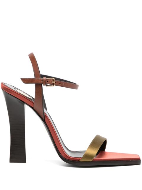 Saint Laurent 110mm Lydia sandals - Brown - zdjęcie produktu nr 1