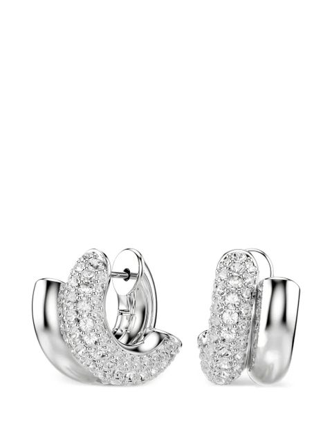 Swarovski Dextera hoop earrings - Silver - zdjęcie produktu nr 1