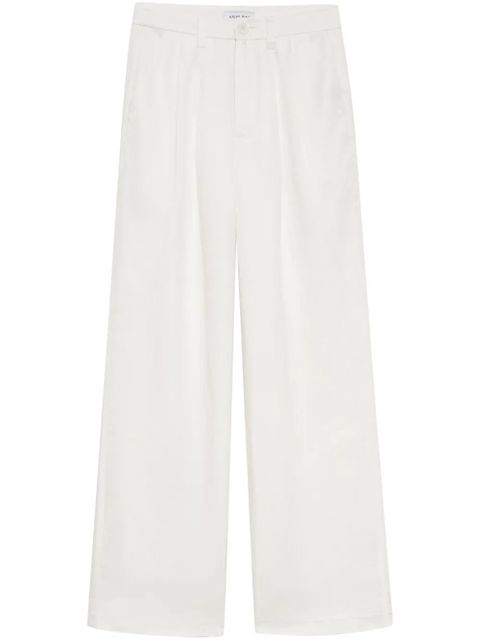 ANINE BING Carrie wide-leg trousers - White - zdjęcie produktu nr 1