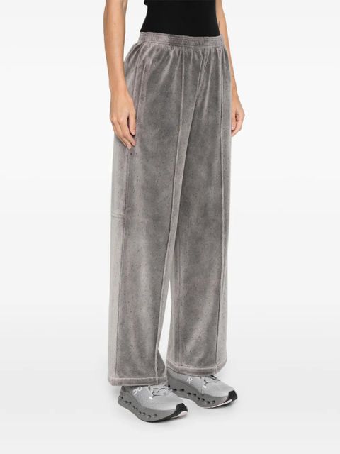 Alexander Wang seam embellished track pants - Grey