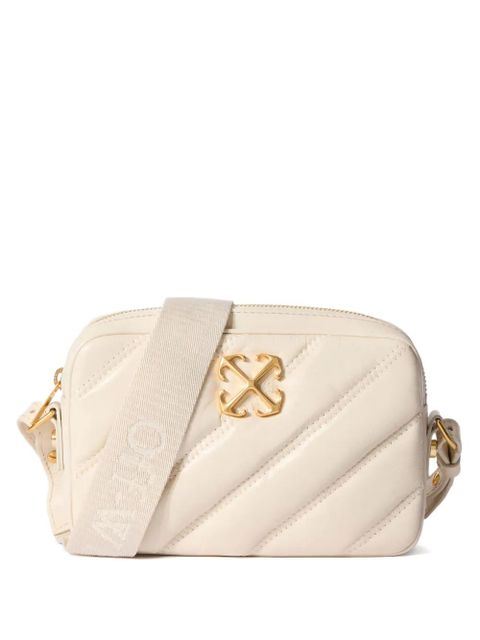 Off-White quilted arrow leather crossbody bag - Neutrals - zdjęcie produktu nr 1