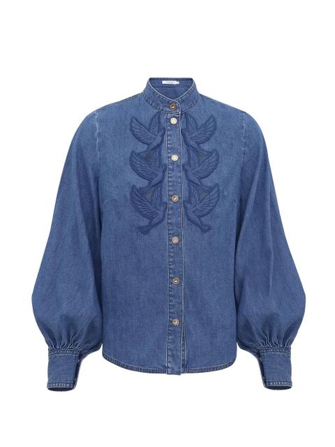ZIMMERMANN button denim shirt - Blue - zdjęcie produktu nr 2