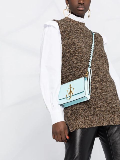 GANNI sleeveless mock neck jumper - Neutrals