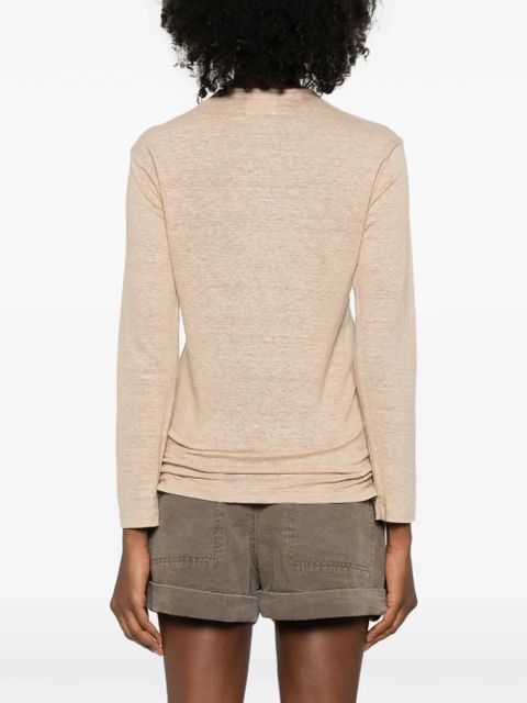 MARANT ÉTOILE Lucy button-down T-shirt - Neutrals