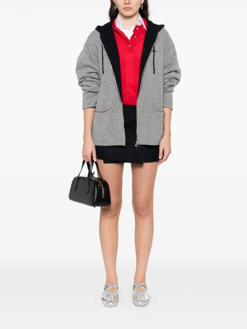 Miu Miu wrap mini skirt - Blue