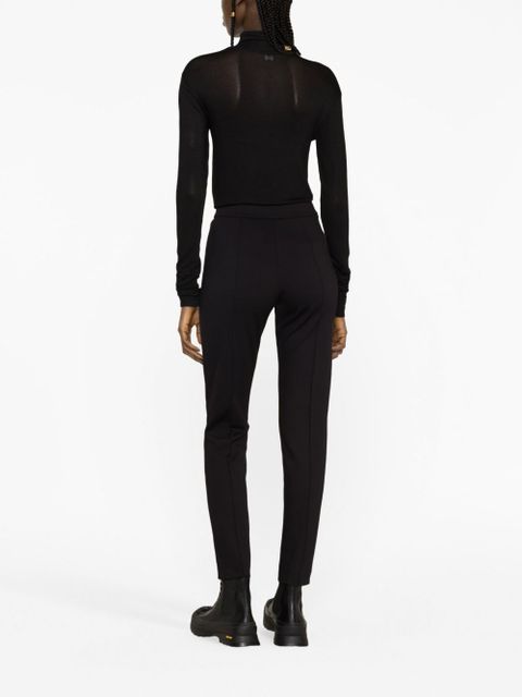 Moncler slim-leg technical-jersey trousers - Black