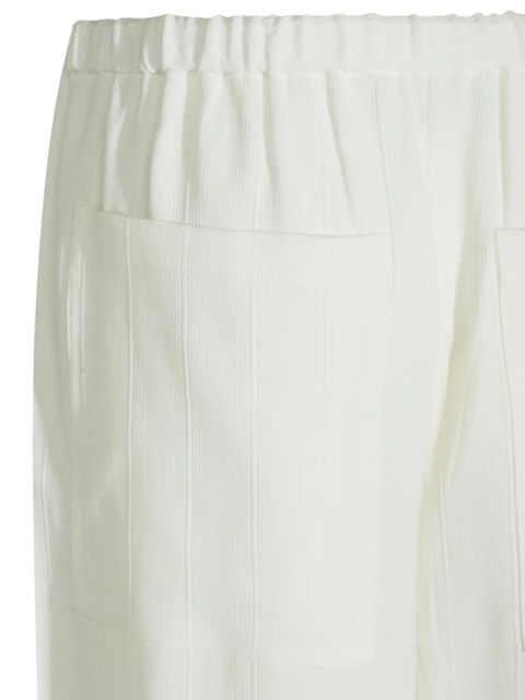 TOTEME drawstring trousers - White