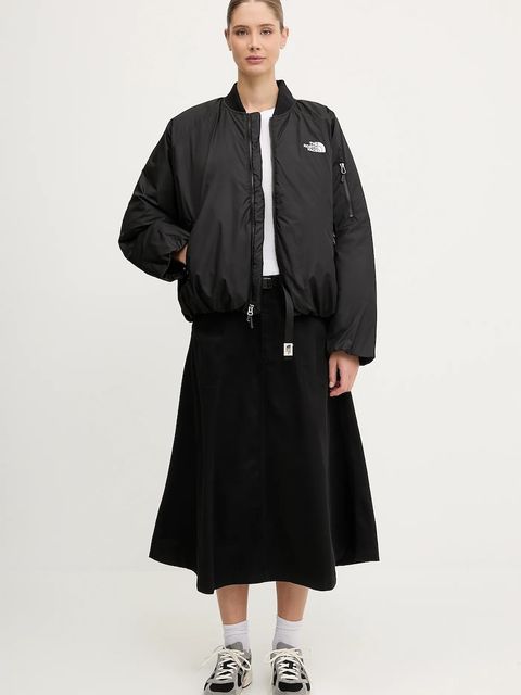 The North Face kurtka bomber Choqa kolor czarny zimowa oversize NF0A8F1WJK31 - zdjęcie produktu nr 2