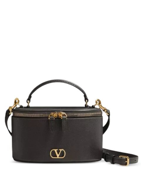 Valentino Garavani V-logo vanity mini bag - Black - zdjęcie produktu nr 1