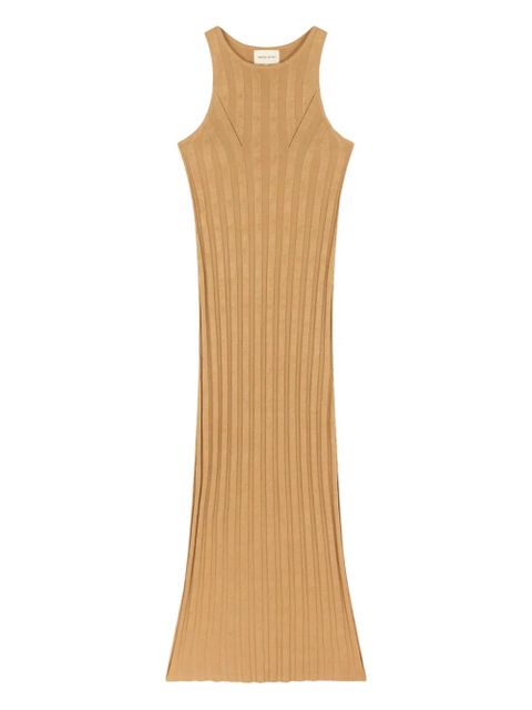 LouLou de Saison ribbed sleeveless day dress - Brown - zdjęcie produktu nr 1